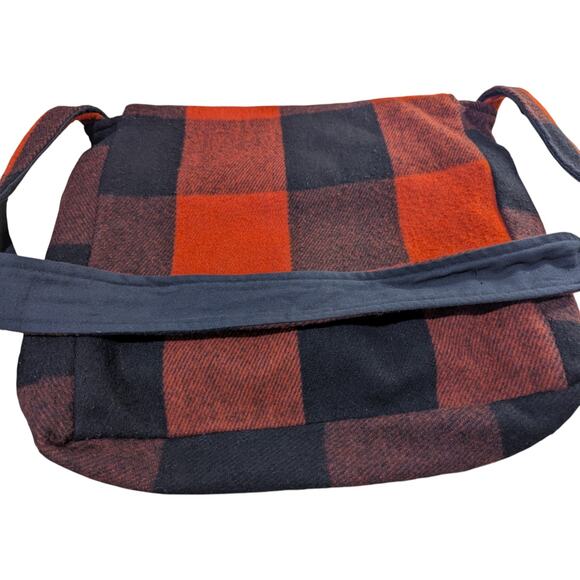 Patrick King Keri Tartan Merino Wool Messenger Bag - Picture 5 of 8